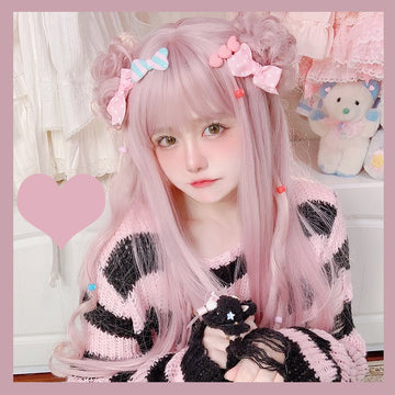 Kawaii Lolita Pink Long-Hair Wig