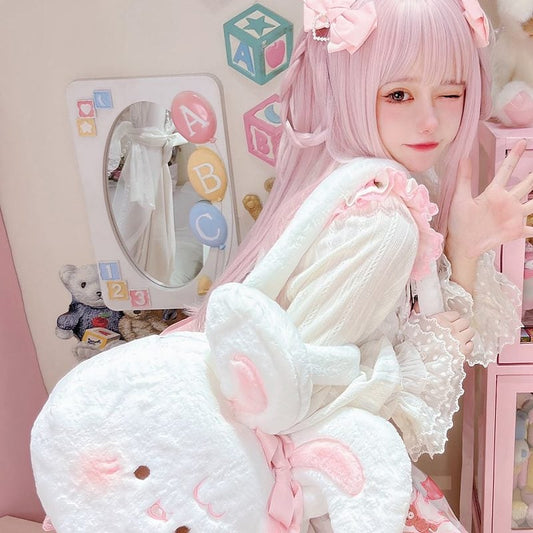 Kawaii Lolita Plush bunny Shoulder Bag