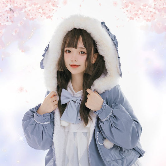 Kawaii Lolita Rabbit Ears Short Coat