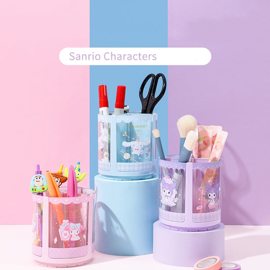 Kawaii Macron Sanrio Revolving Pen Holder