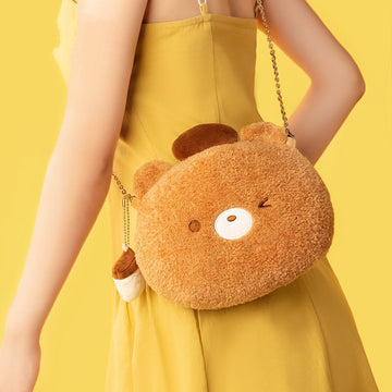 Kawaii Milk Tea Bear Shoulder Bag