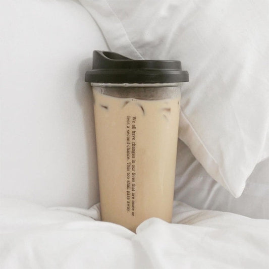 Kawaii Portable Transparent Coffee Water Bottle