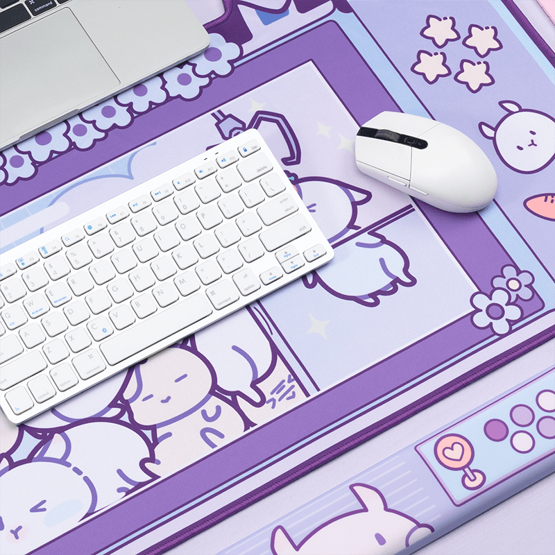 Kawaii Rabbit Trap Gaming Mouse Pad.