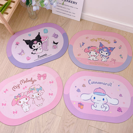 Kawaii Sanrio Bathroom Floor Mat