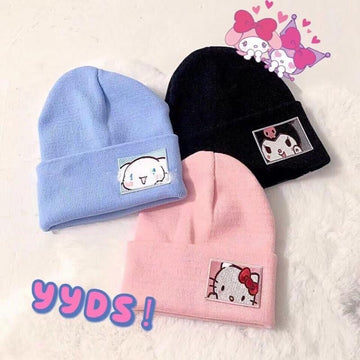 Kawaii Sanrio Knitted Cap