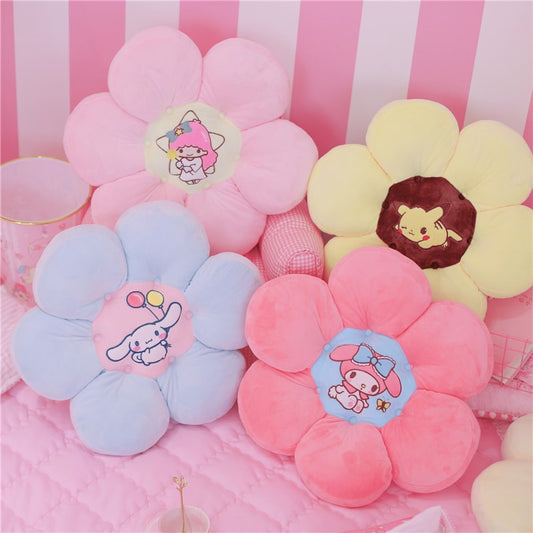 Kawaii Sanrio Plush Backrest Pillow