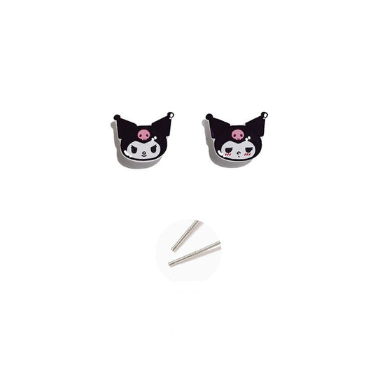 Kawaii Small Kuromi Earrings