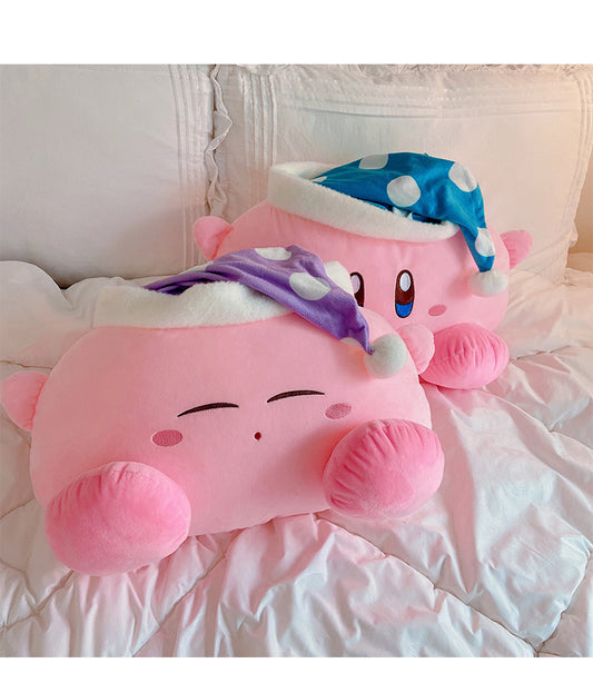 Kawaii Star Kirby Sleeping Mochi Plushie