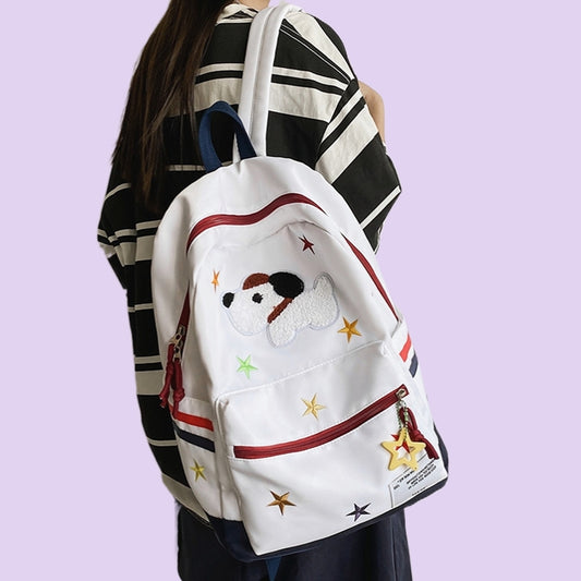 Kawaii Star Puppy Backpack