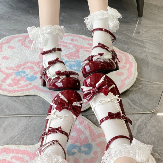 Kawaii Sweet Girl Pink Lolita Shoes