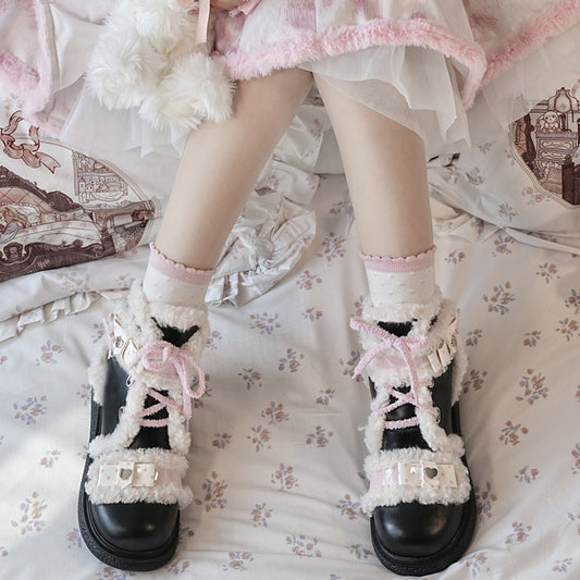 Kawaii Sweet Girl Style Snow Boots