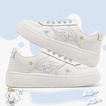 Kawaii White Cinnamoroll Low Top Sneakers