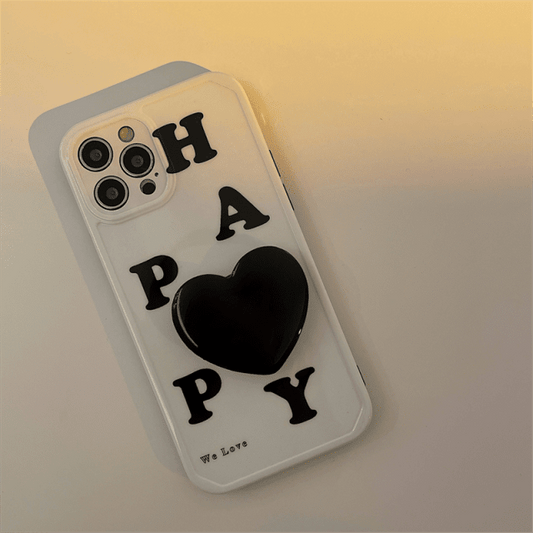 Cute Love Heart Letters iPhone Case