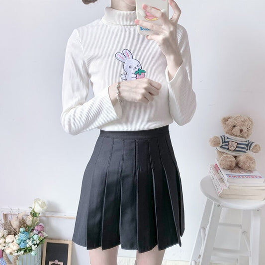 Korean Cute Rabbit Knitted Tops