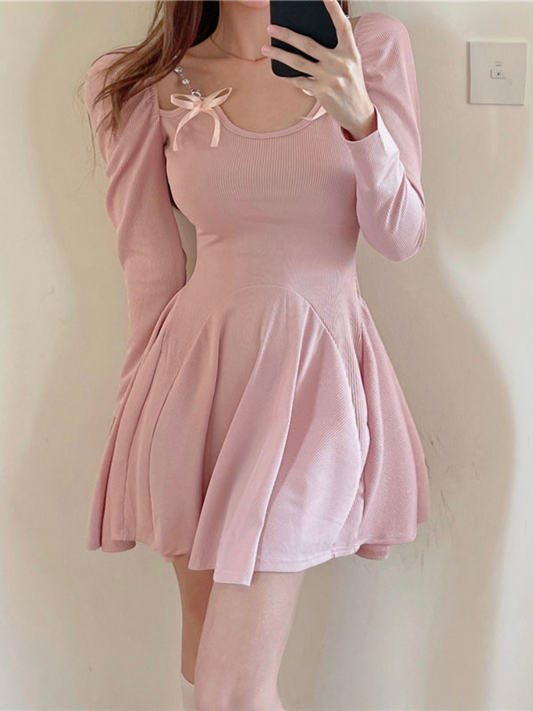 Korean Kawaii Sexy Sweater Dress