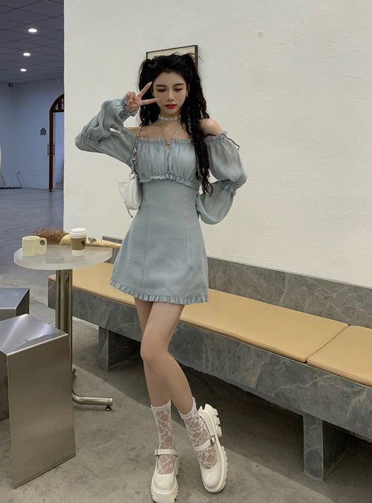 Korean Long Sleeve Fairy Dress