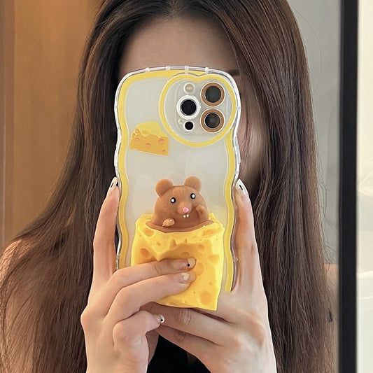 3D Creative Cheese iPhone Case