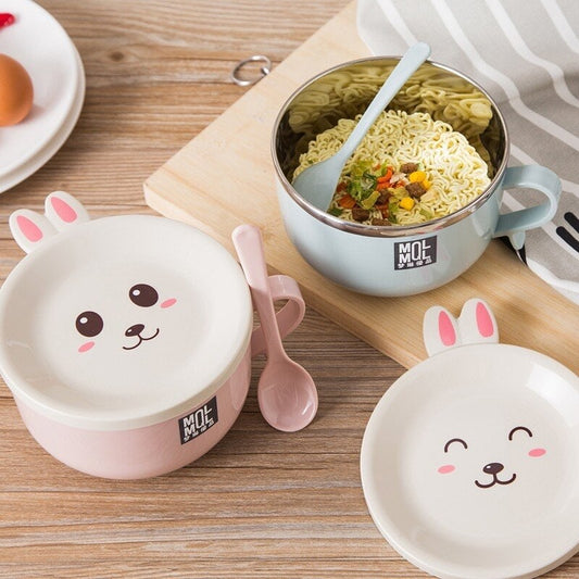 Kawaii Bunny Ramen Noodles Bowl