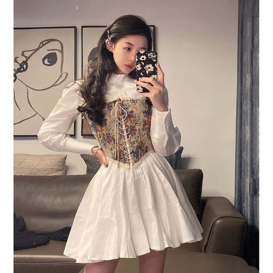 Kawali Vintage Bandage Dress