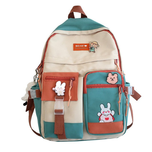 Kawaii Cute Patchwork Backpack