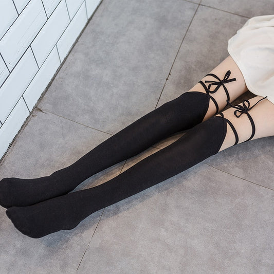 Sexy Lolita Cross-tie Over-knee Socks