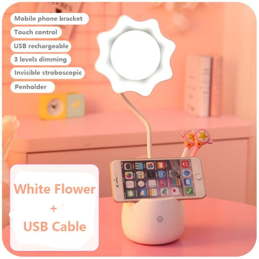 Kawaii Pink Sakura Desk Lamp Light