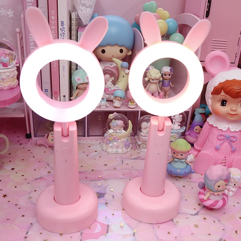 Pink Rabbit Desk Lamp