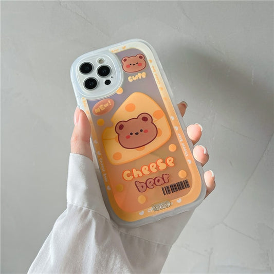 Kawaii Bear Rabbit Cream Cake iPhone Case