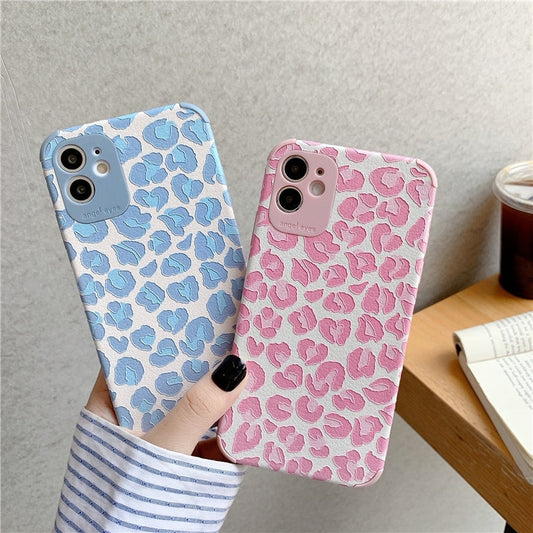 Luxury Pink Leopard Print iPhone Case