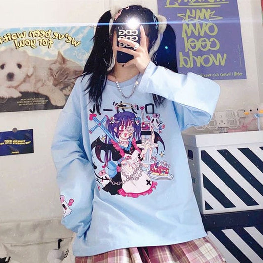 Harajuku Menhera Succubus Crewneck