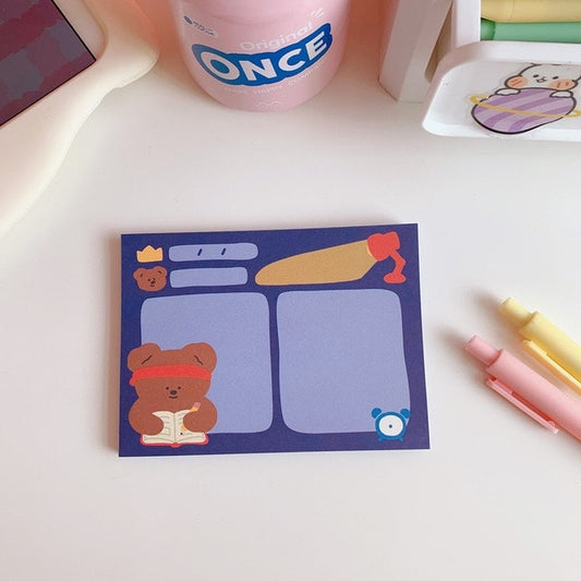 Kawaii Bear Memo Pads