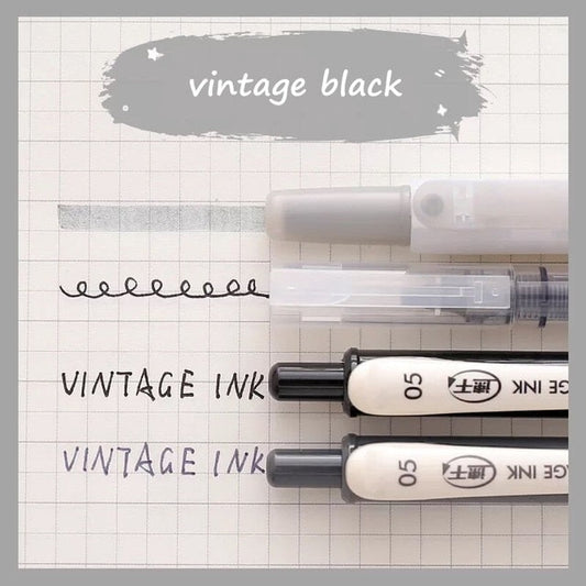 Kawaii Vintage Same Colored Highlighter Pen 4PCS