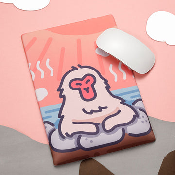 Cute Bath Monkey Mousepad