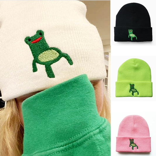 Kawaii Cartoon Froggy Beanies Cap