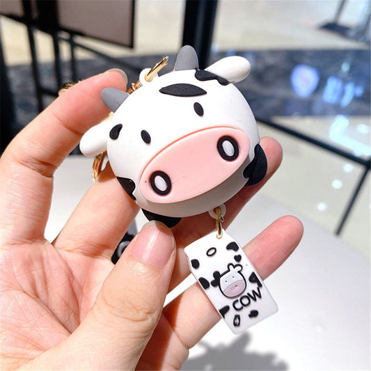 Kawaii Milky Cow Keychains