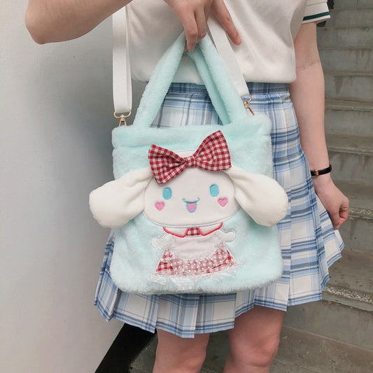 Kawaii Plush Cinnamoroll My Melody Bagpack