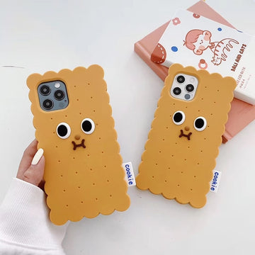 Cute 3D Chocolate Cookies iPhone Case