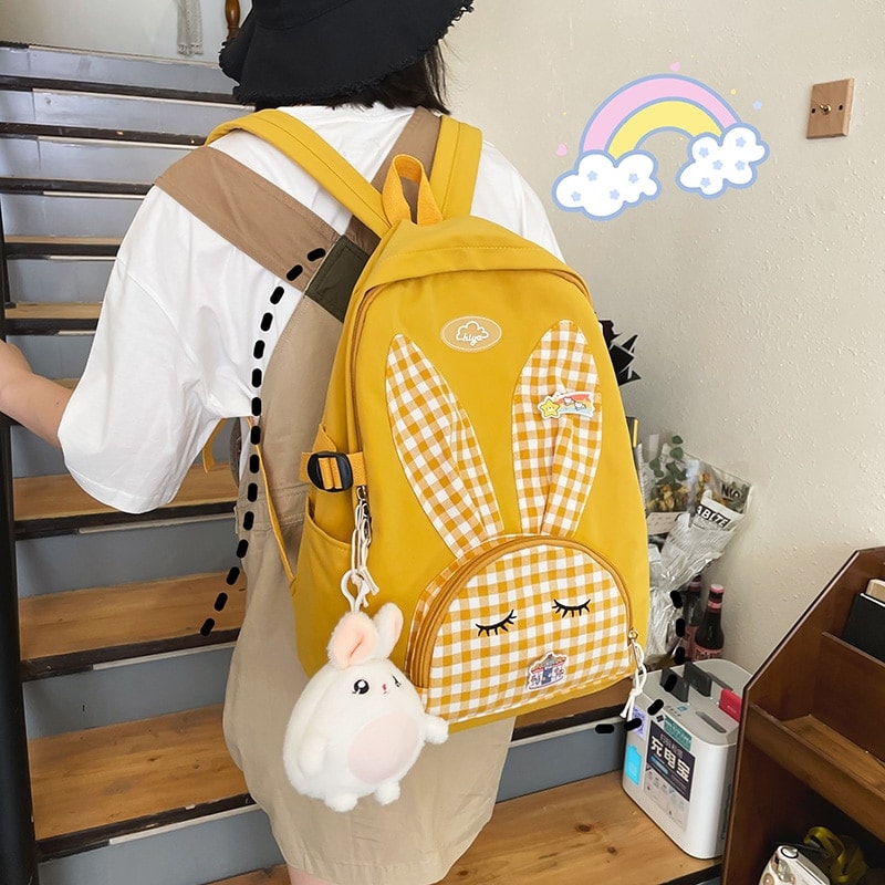 Anime Rabbit Backpack Kawaii Korea Bunny Ear Backpack