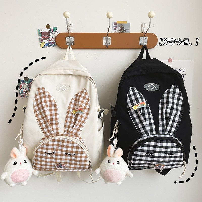 Kawaii Korea Bunny Ear Backpack