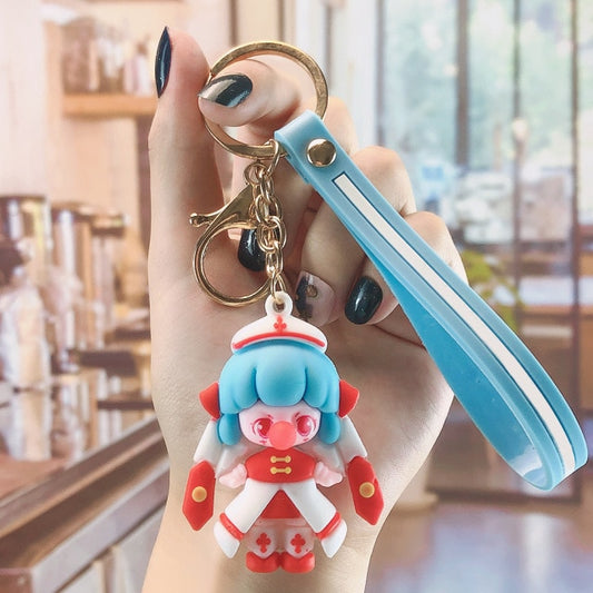 Cute Cartoon Girl Doll Keychain