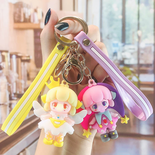 Cute Cartoon Girl Doll Keychain