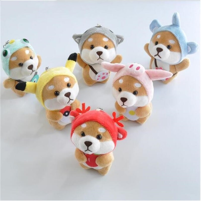 Süßer Shiba Inu Plüsch Schlüsselanhänger