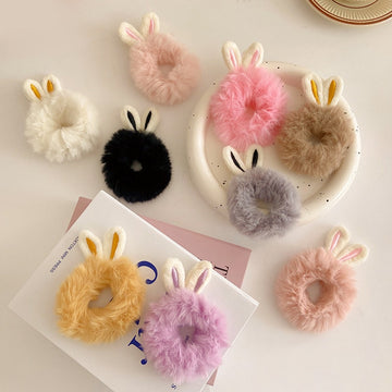 Cute Ears Plush Hair Loop