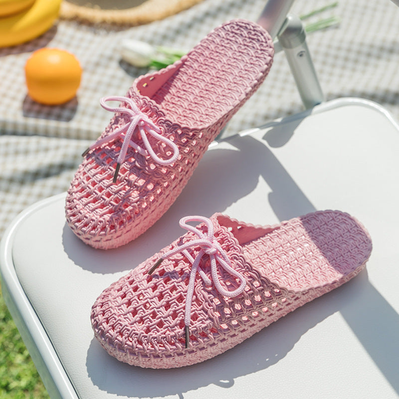 Kawaii Weaved Pastels Slip-on Slipper