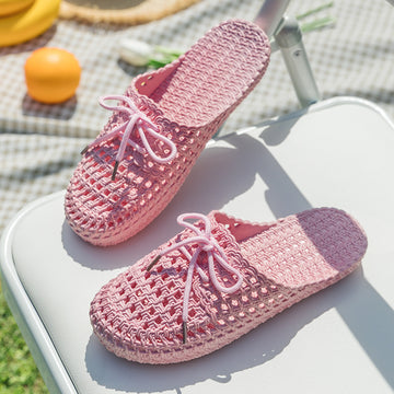 Kawaii Weaved Pastels Slip-on Slipper