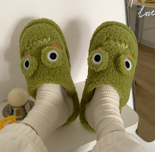 Frog Face Slippers