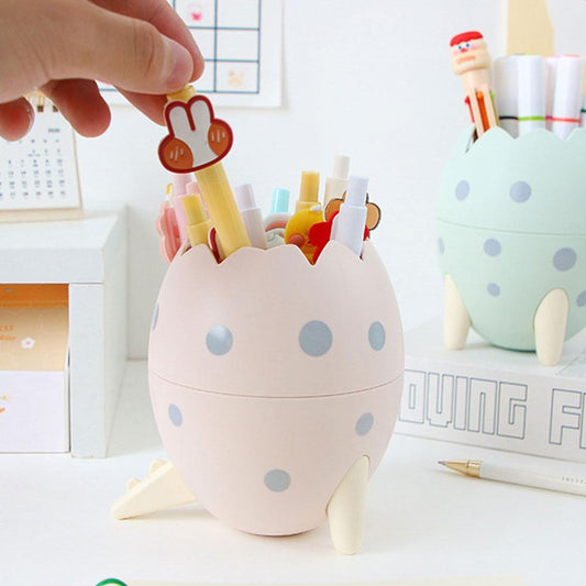 Kawaii Dinosaur Egg Pen Holder