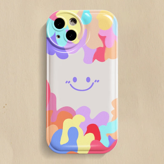 Kawaii Graffiti Smiley iPhone Case