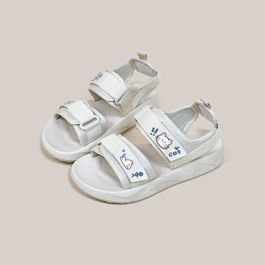 Korean Style Cute Velcro Sports Sandals