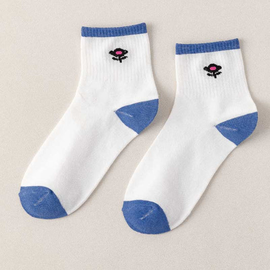 Cool Blue Aesthetic All-match Socks